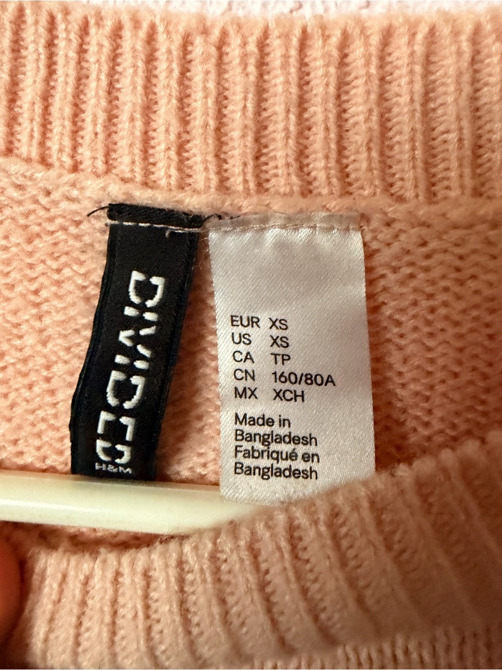 H&M Women's Crewneck Sweater in Light Tan - Picture 2 of 3